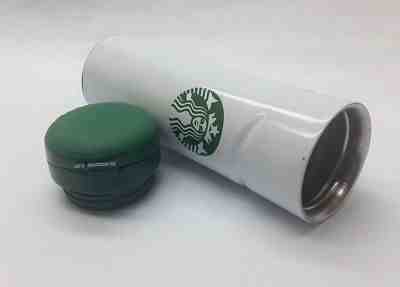 Starbucks Coffee Thermos 12 oz. Green White Siren Aluminum To-Go Cup - Sold on eBay Dec, 15th 2018 for $14.85