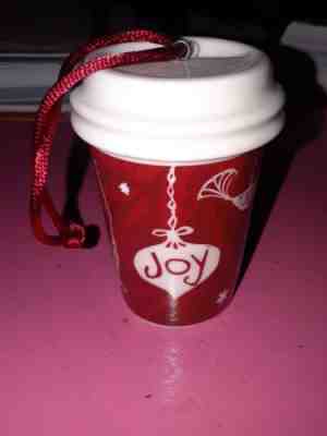 EUC, Starbucks To Go Cup Christmas Tree Ornament - Sold on eBay Dec, 15th 2018 for $6.97