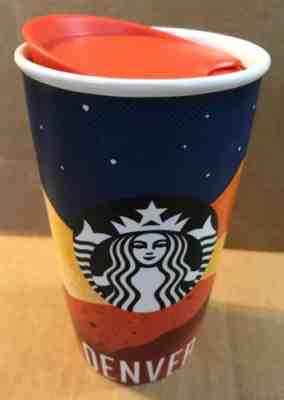 Starbucks New DENVER 2016 Local Collection To Go Cup Travel Tumbler Mug 12 oz - Sold on eBay Dec, 14th 2018 for $19.99