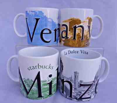 2002 Starbucks Coffee Mug La Dolce Vita Barista Italian Edition Venezia - Sold on eBay Dec, 16th 2018 for $19.99