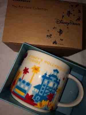 NWT RARE RETIRED Disney's HOLLYWOOD STUDIOS STARBUCKS Mug You Are Here Series - Sold on eBay Dec, 16th 2018 for $28.00
