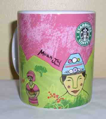 STARBUCKS COFFEE MUG THAILAND MUAN JAI BLEND, NEW UNUSED CONDITION WITH STICKER - Sold on eBay Dec, 16th 2018 for $7.99