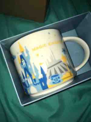 First Edition STARBUCKS Coffee Disney World Parks MAGIC KINGDOM You Are Here MUG - Sold on eBay Dec, 13th 2018 for $38.00