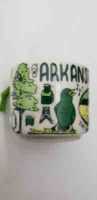 Starbucks Been There Across The Globe Arkansas State Ornament 2 oz Demi Cup - Sold on eBay Dec, 12th 2018 for $19.89