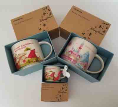 DISNEYLAND STARBUCKS "YOU ARE HERE" MUG & ORNAMENT NEW IN BOX TOTAL OF 3 DISNEY - Sold on eBay Dec, 12th 2018 for $80.00