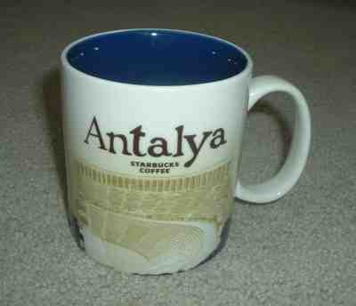Starbucks Coffee Antalya Turkey Global Icon Coffee Cup / Mug - Sold on eBay Nov, 16th 2018 for $9.99