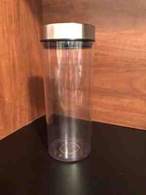 Starbucks Coffee Clear Plastic Canister 2010 Mermaid Logo Lid - Sold on eBay Dec, 16th 2018 for $24.99