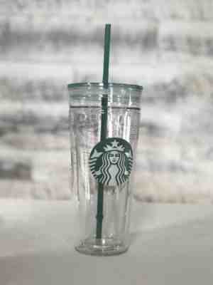 STARBUCKS Tumbler 20 oz Venti GLASS Double Wall Cold Cup 20oz 2017 BRAND NEW - Sold on eBay Dec, 15th 2018 for $70.00