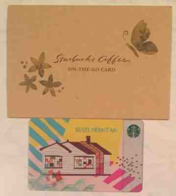 Starbucks 2018 TAIWAN Glass Mountain Card With Unique Butterfly Sleeve RARE - Sold on eBay Dec, 10th 2018 for $9.59