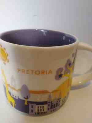 Starbucks Pretoria Mug YAH South Africa Giraffe Jacaranda Union You Are Here Cup - Sold on eBay Nov, 26th 2018 for $39.99