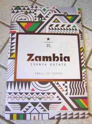 Starbucks Small Lot Coffee Display Sign ~ Zambia Isanya Estate ~ Very Rare  - Sold on eBay Sep, 26th 2018 for $5.00