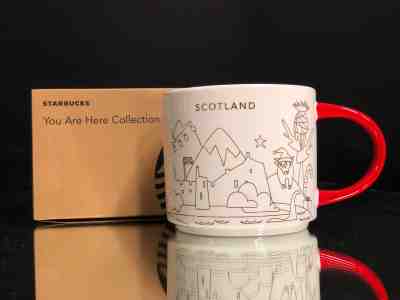Starbucks Mug YAH Scotland Christmas Limited Edition - Sold on eBay Dec, 12th 2018 for $36.00