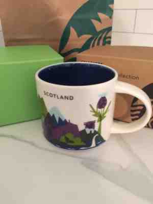 Starbucks 14oz SCOTLAND You Are Here Coffee Mug City Collector Series - Sold on eBay Dec, 6th 2018 for $45.99