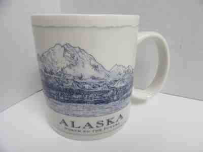 Starbucks Coffee Mug 2008 Alaska North To Future 18 oz Architectural Series AK - Sold on eBay Dec, 6th 2018 for $31.49