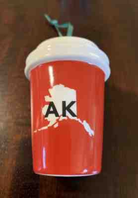 Starbucks Alaska 2016 Christmas Holiday Ceramic Ornament; NWOT; - Sold on eBay Dec, 2nd 2018 for $8.00