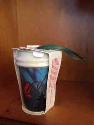 Starbucks 2017 Alaska Ornament To Go Cup Ceramic - Sold on eBay Dec, 1st 2018 for $29.99