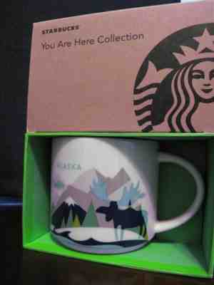 Starbucks Coffee NEW "You are here Collection"  ALASKA Cup Mug YAH Discontinued - Sold on eBay Nov, 28th 2018 for $25.34
