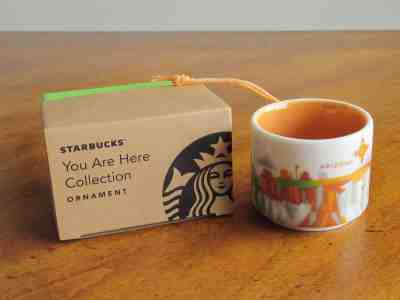 Starbucks Ornament 2 oz Cup YAH ARIZONA You Are Here Espresso Mini Mug Demitasse - Sold on eBay Dec, 14th 2018 for $23.74