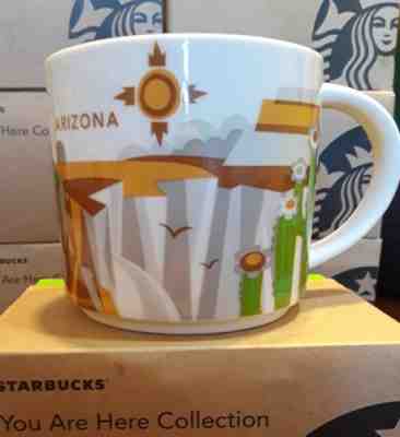 Starbucks Mug Arizona "You are here" series ceramic cup new with box NIB - Sold on eBay Dec, 12th 2018 for $24.95