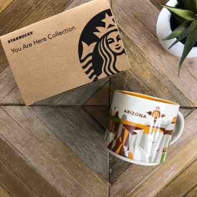 STARBUCKS NEW You Are Here Collection YAH Coffee Tea Mug Arizona Desert Sun Golf - Sold on eBay Dec, 12th 2018 for $25.99