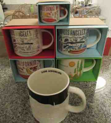 Starbucks (6) Mug Ultimate Collection – Los Angeles California Been There You ar - Sold on eBay Dec, 14th 2018 for $6.50