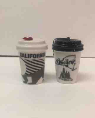 Starbucks Ornaments New York & California Set NY 2017 CA 2016 NEW - Sold on eBay Dec, 13th 2018 for $29.99