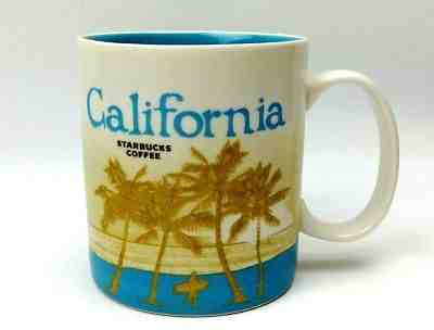 Starbucks California Global Icon Collector Series 16 oz Coffee Mug 2012 Palms - Sold on eBay Dec, 12th 2018 for $18.00