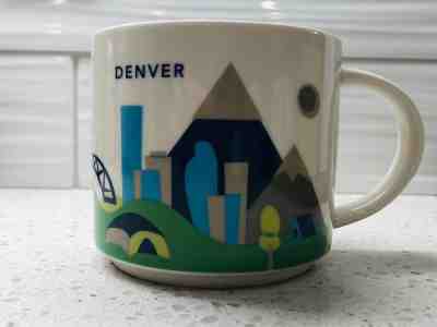 Denver Colorado Starbucks Coffee "You Are Here Collection" Mug - Sold on eBay Dec, 10th 2018 for $16.00