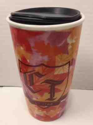 Starbucks Connecticut Tumbler Coffee Mug 2017 Ceramic New Orange