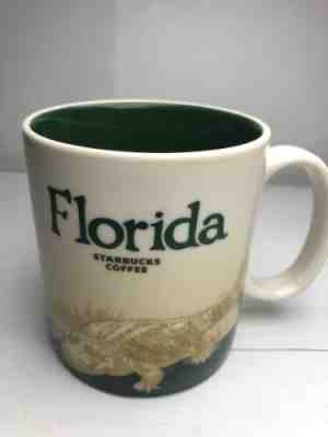Starbucks Coffee Mug Florida State Alligator 2012 Global City Icon Series 16 oz. - Sold on eBay Dec, 13th 2018 for $5.95