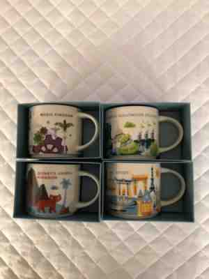 Starbucks Florida 4 Disney Parks: (You Are Here Mugs) - Sold on eBay Dec, 12th 2018 for $90.00
