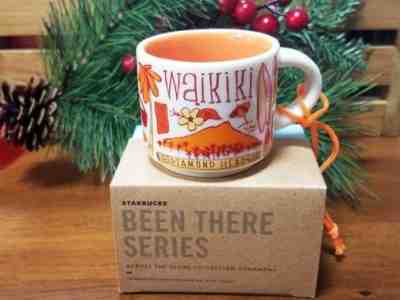 Starbucks Waikiki Hawaii Ornament 2018 "Been There Series" Demi 2 oz.- New - Sold on eBay Dec, 16th 2018 for $13.99