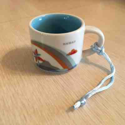 Starbucks You Are Here 2oz Espresso Mini Mug - Hawaii - Sold on eBay Dec, 15th 2018 for $13.00