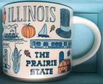 Starbucks ILLINOIS "Been There" 14oz MUG, MIB, ***FREE SHIPPING*** - Sold on eBay Dec, 8th 2018 for $23.99