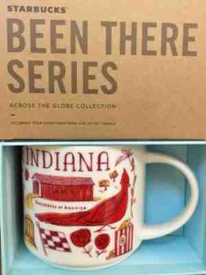 Starbucks Coffee Been There Series Mug 2018 INDIANA Cup 14 oz NWT & box - Sold on eBay Dec, 14th 2018 for $19.95
