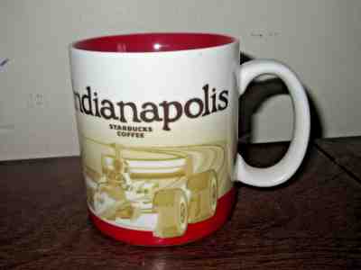 Starbucks City Icon Series 2010 Indianapolis Indiana Coffee Cup Mug 16 Fl Oz - Sold on eBay Dec, 8th 2018 for $24.99