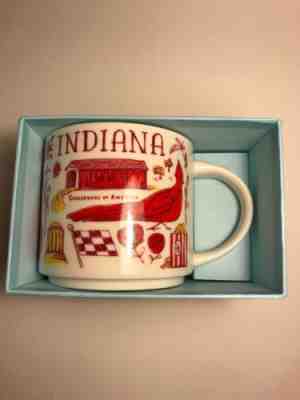 NEW IN BOX Indiana Starbucks Been There Series Mug - CERAMIC -FREE SHIPPING! - Sold on eBay Dec, 7th 2018 for $26.79