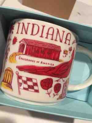 Starbucks Coffee Been There Series Mug 2018 INDIANA Cup 14 oz NWT & box - Sold on eBay Dec, 5th 2018 for $13.99