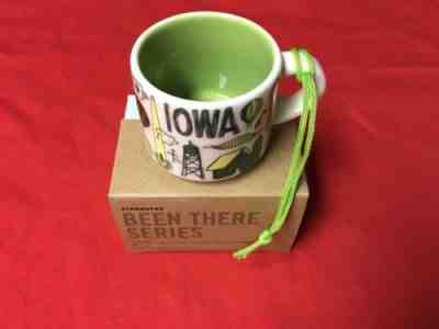 Starbucks Been There Series Across The Globe Collection Demi Ornament  IOWA - Sold on eBay Nov, 25th 2018 for $21.21
