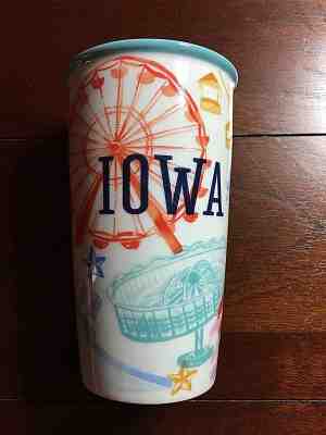Starbucks Iowa Travel Mug - Sold on eBay Nov, 6th 2018 for $15.00