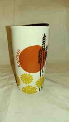 Starbucks 2018 KANSAS Double Walled Ceramic Travel Tumbler Coffee Mug New w - Sold on eBay Dec, 3rd 2018 for $18.00