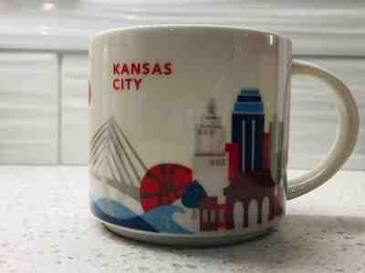 Kansas City, Kansas Starbucks Coffee "You Are Here Collection" Mug - Sold on eBay Nov, 28th 2018 for $12.00
