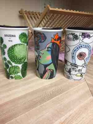 Starbucks Hawaii Collection Double Wall Ceramic 12oz Indonesia