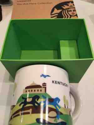 Starbucks you are here mug Kentucky 14 Oz USED Great Condition. - Sold on eBay Nov, 13th 2018 for $12.00