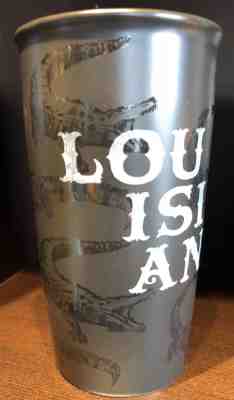 STARBUCKS LOUISIANA w/ ALLIGATORS CERAMIC TRAVEL MUG - 12 OZ. -  MINT WITH TAGS - Sold on eBay Nov, 29th 2018 for $34.99