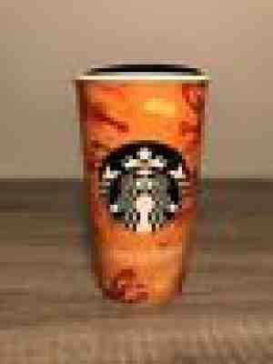 NEW Starbucks 2016 Louisiana Double Wall Traveler 12 Fl Oz Ceramic Crawfish - Sold on eBay Oct, 27th 2018 for $46.99