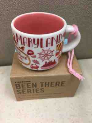 Starbucks Maryland Been There 2oz Ornament Mini Demi Mug Cup Espresso BNIB - Sold on eBay Nov, 21st 2018 for $16.89