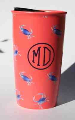 Rare Collectible Starbucks Maryland Blue Crab Coffee Tumbler - Sold on eBay Nov, 21st 2018 for $45.00