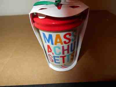 2017 Starbucks MASSACHUSETTS Holiday Christmas Tree Ornament New - Sold on eBay Dec, 1st 2018 for $9.99