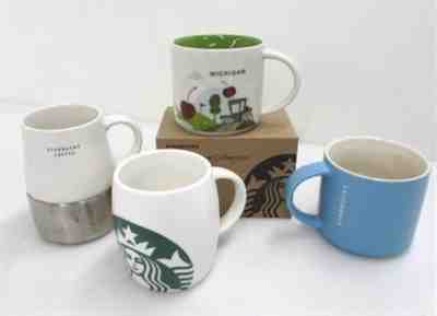 4x Collectible Starbucks Mugs w/ You Are Here Michigan Mug NIB - Sold on eBay Dec, 14th 2018 for $9.99